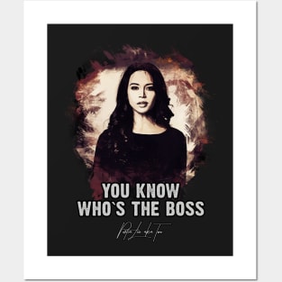 You Know Who`s The Boss - Portia Lin aka TWO Posters and Art